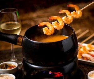 Fondue de Frutos do Mar